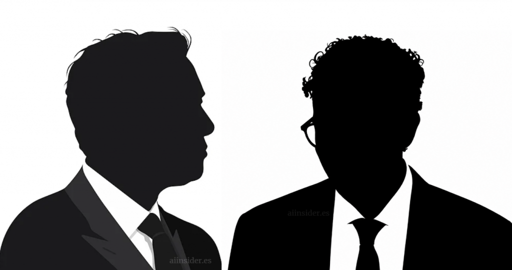 Elon Musk y Dario Amodei - AI Insider