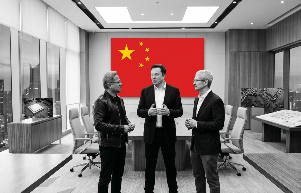 Tsinghua China universidad Elon Musk, Tim cook, Jensen Huang