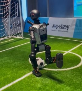 China Robots jugando al futbol